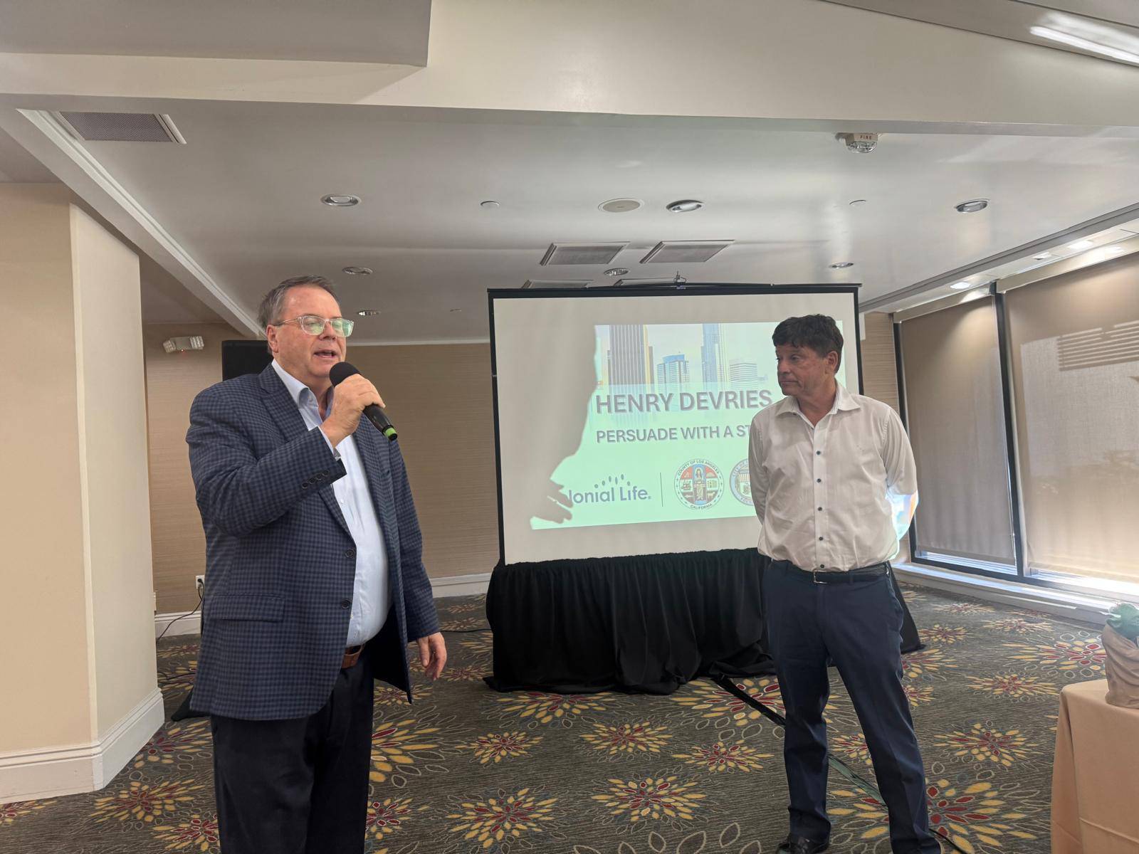 Gregory Doomanis is participating with the author Henry Devries. Henry’s recent book is Persuade with a Story.